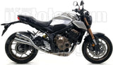 Système D'Échappement Complet Sans Catalyseur Et Homologué Au Niveau Sonore Pro-Race Twin Titanium Titanium - Arrow Special Parts Compatible Avec Honda Cb 650 R (2019-2023)