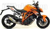 Système D'Échappement Non Catalysé Et Homologué Au Niveau Sonore Race-Tech Titanium Carbon - Arrow Special Parts Compatible Avec Ktm 1290 Superduke Gt (2017-2024)