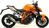 Système D'Échappement Catalytique Avec Homologation Acoustique Race-Tech Titanium Carbon - Arrow Special Parts Compatible Avec Ktm 1290 Superduke R (2014-2016)