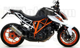 Système D'Échappement Homologué Au Niveau Sonore Race-Tech Titanium Carbon - Arrow Special Parts Compatible Avec Ktm 1290 Superduke R (2014-2016)