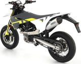 Système D'Échappement Complet Sans Catalyseur Et Homologué Au Niveau Sonore Race-Tech Full Titanium Carbon - Arrow Special Parts Compatible Avec Husqvarna 701 Enduro (2021-2024)