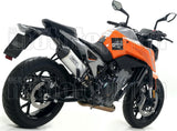 Système D'Échappement Non Catalysé Et Homologué Au Niveau Sonore Race-Tech Titanium Carbon - Arrow Special Parts Compatible Avec Ktm 790 Duke (2023)