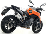 Système D'Échappement Homologué Au Niveau Sonore Race-Tech Aluminium Carbon - Arrow Special Parts Compatible Avec Ktm 790 Duke (2018-2020)
