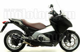 Système D'Échappement Complet Sans Catalyseur Et Homologué Au Niveau Sonore Race-Tech Aluminium Noir Carbon - Arrow Special Parts Compatible Avec Honda Nc 700 S (2012-2014)