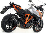 Système D'Échappement Catalytique Avec Homologation Acoustique Race-Tech Aluminium Noir Carbon - Arrow Special Parts Compatible Avec Ktm 1290 Superduke Gt (2017-2024)