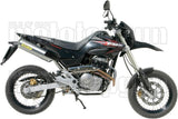 Dual Exhaust System With Sound Certification Thunder Aluminium Stainless Steel - Arrow Special Parts Compatible With Honda Fmx 650 (2005-2008)