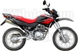 Système D'Échappement Complet Sans Catalyseur Et Homologué Au Niveau Sonore Thunder Aluminium Acier - Arrow Special Parts Compatible Avec Honda Xr 125 R (2004-2005)