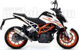 Système D'Échappement Homologué Au Niveau Sonore Thunder Aluminium Acier - Arrow Special Parts Compatible Avec Ktm Rc 390 (2017-2020)