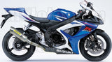 Système D'Échappement Homologué Au Niveau Sonore Thunder Aluminium Acier - Arrow Special Parts Compatible Avec Suzuki Gsx-R 750 Ie (2006-2007)