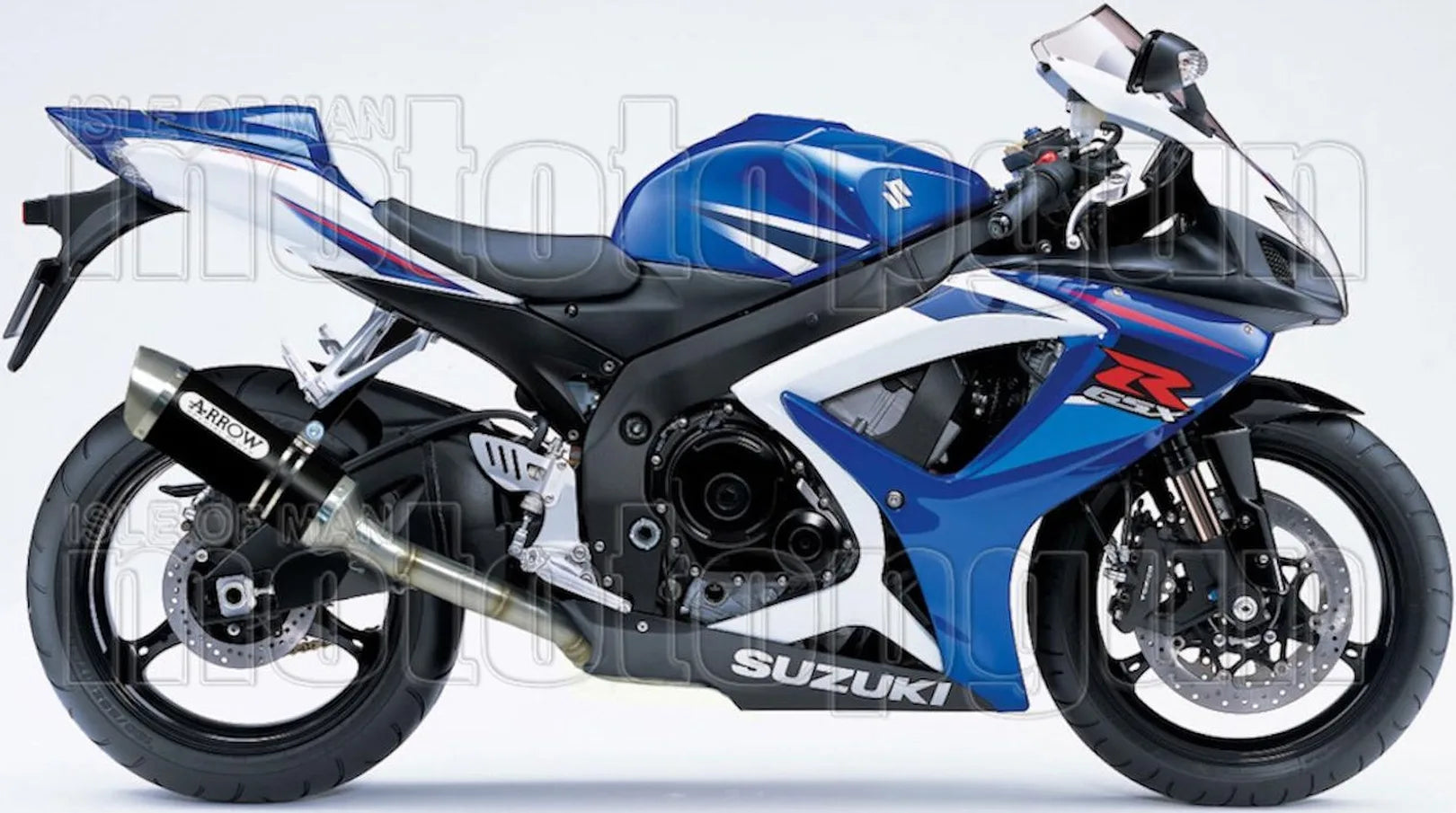Système D'Échappement Complet Sans Catalyseur Et Homologué Au Niveau Sonore Thunder Aluminium Noir Acier - Arrow Special Parts Compatible Avec Suzuki Gsx-R 600 Ie (2006-2007)