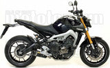 Complete Non-Catalytic Exhaust System With Sound Certification Thunder Carbon Carbon - Arrow Special Parts Compatible With Yamaha Mt-09 (2013-2020)