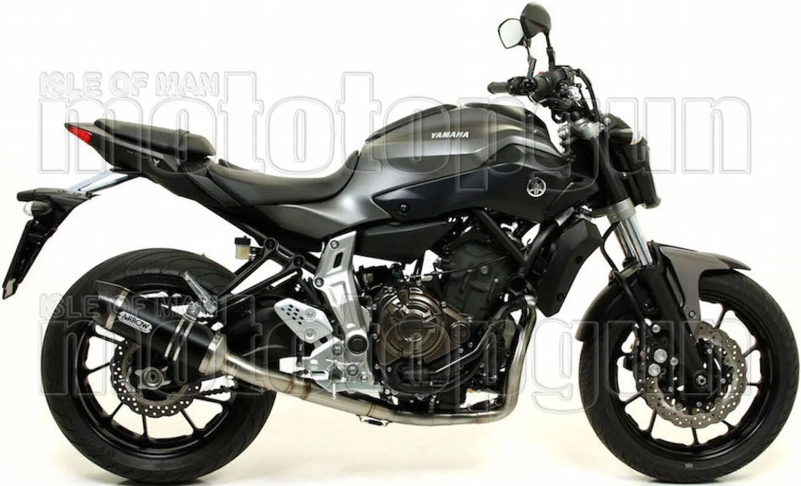 Système D'Échappement Complet Avec Catalyseur Et Homologation Acoustique Thunder Aluminium Noir Carbon - Arrow Special Parts Compatible Avec Yamaha Tracer 7 (2021-2024)