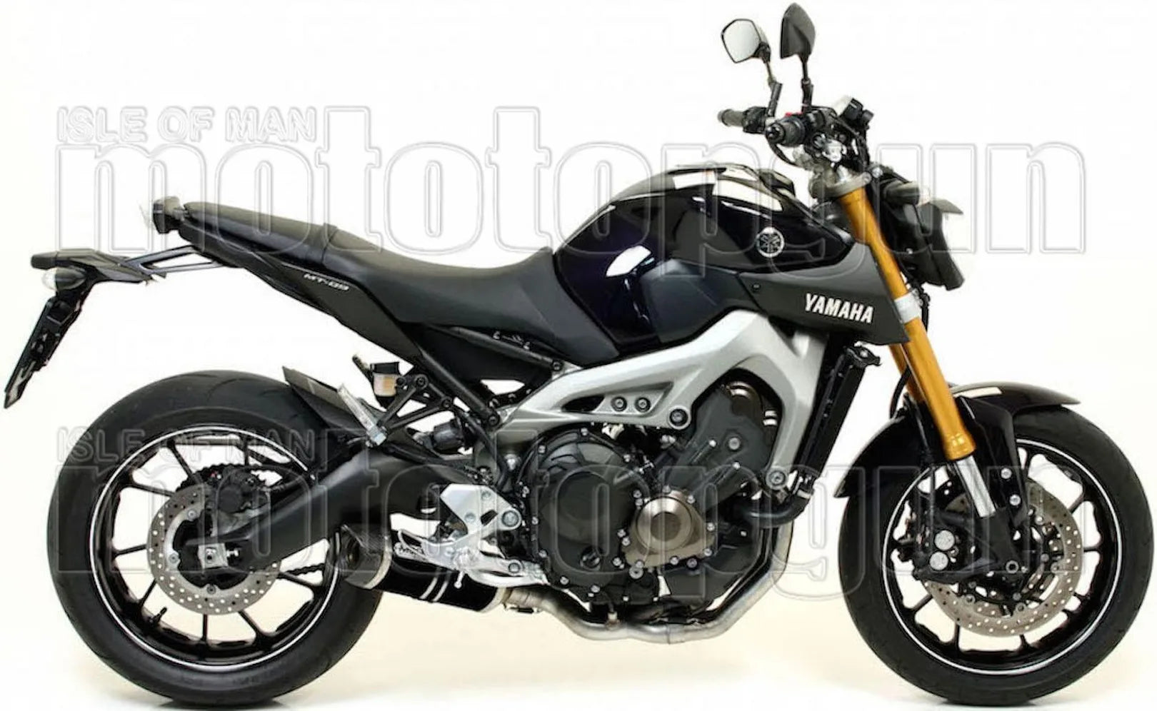 Système D'Échappement Complet Sans Catalyseur Et Homologué Au Niveau Sonore Thunder Aluminium Noir Carbon - Arrow Special Parts Compatible Avec Yamaha Tracer 900 Gt (2018-2020)