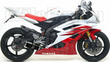 Système D'Échappement Homologué Au Niveau Sonore Thunder Aluminium Noir Carbon - Arrow Special Parts Compatible Avec Yamaha Yzf 600 R6 (2006-2007)
