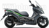 Système D'Échappement Complet Avec Catalyseur Et Homologation Acoustique Urban Aluminium Noir Acier Noir - Arrow Special Parts Compatible Avec Kawasaki J 125 (2016)
