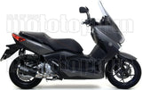 Système D'Échappement Non Catalysé Et Homologué Au Niveau Sonore Urban Aluminium Noir Acier Noir - Arrow Special Parts Compatible Avec Yamaha X-Max 250 (2009-2016)