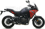 Système D'Échappement Complet Sans Catalyseur Et Homologué Au Niveau Sonore Works Nichrom Noir Carbon - Arrow Special Parts Compatible Avec Yamaha Tracer 700 (2020)