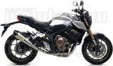Système D'Échappement Complet Avec Catalyseur Et Homologation Acoustique X-Kone Nichrom Carbon - Arrow Special Parts Compatible Avec Honda Cb 650 R (2019-2023)