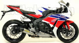 Système D'Échappement Non Catalysé Et Homologué Au Niveau Sonore X-Kone Nichrom Carbon - Arrow Special Parts Compatible Avec Honda Cbr 1000 Rr (2014-2016)