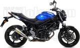 Système D'Échappement Complet Sans Catalyseur Et Homologué Au Niveau Sonore X-Kone Nichrom Carbon - Arrow Special Parts Compatible Avec Suzuki Sv 650 (2016-2024)