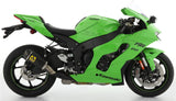 Système D'Échappement Non Catalysé Et Homologué Au Niveau Sonore Indy-Race Aluminium Noir Carbon - Arrow Special Parts Compatible Avec Kawasaki Zx-10R (2021-2024)
