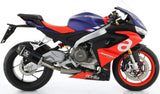 Système D'Échappement Complet Avec Catalyseur Et Homologation Acoustique Indy-Race Carbon Carbon - Arrow Special Parts Compatible Avec Aprilia Tuono 660 (2021-2024)