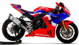 Système D'Échappement Complet Non Catalysé Et Sans Homologation Acoustique Pista Titanium Carbon - Arrow Special Parts Compatible Avec Honda Cbr 1000 Rr - R (2020-2023)