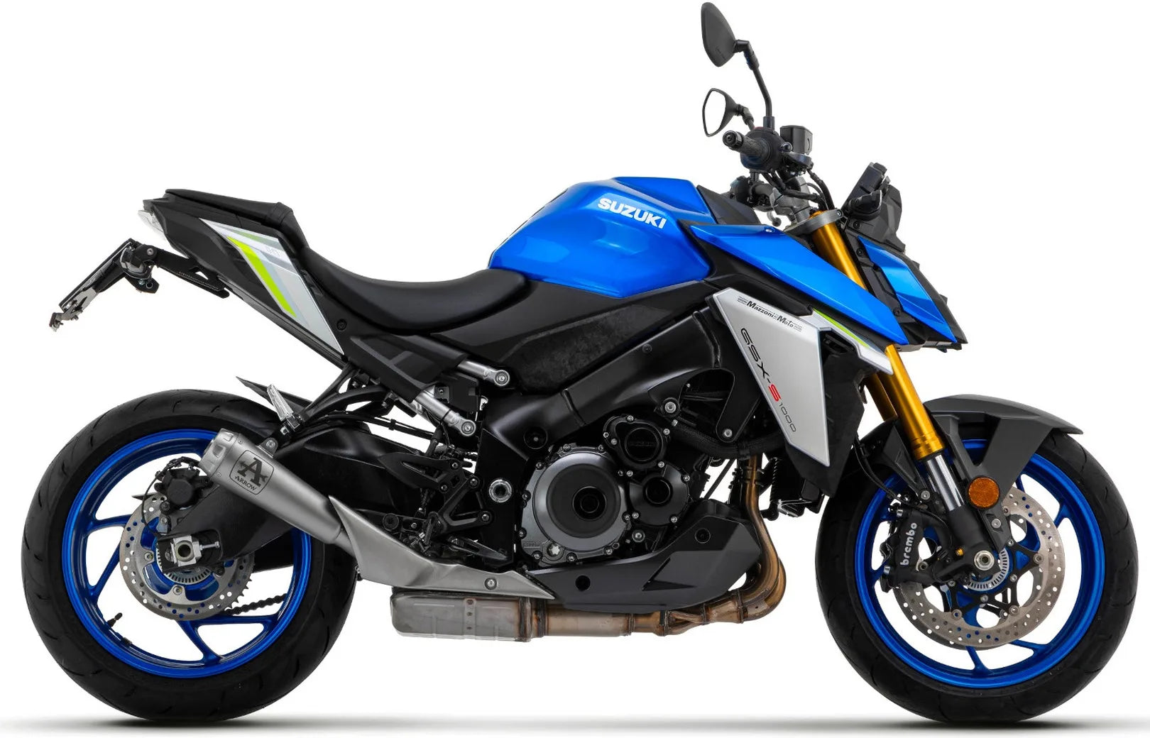 Système D'Échappement Homologué Au Niveau Sonore Pro-Race Titanium Titanium - Arrow Special Parts Compatible Avec Suzuki Gsx-S 1000 Gt (2021-2024)
