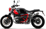 Exhaust Tip With Noise Certification Pro-Race Nichrom Stainless Steel - Arrow Special Parts Compatible With Bmw R Nine T 1200 Scrambler (2021-2024)