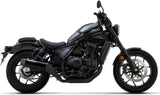 Système D'Échappement Homologué Au Niveau Sonore Rebel Aluminium Noir Carbon - Arrow Special Parts Compatible Avec Honda Cmx 1100 Rebel (2021-2024)