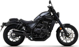 Système D'Échappement Homologué Au Niveau Sonore Rebel Aluminium Noir Aluminium Noir - Arrow Special Parts Compatible Avec Honda Cmx 1100 Rebel (2021-2024)