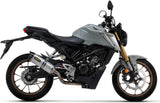 Système D'Échappement Complet Sans Catalyseur Et Homologué Au Niveau Sonore Thunder Aluminium Carbon - Arrow Special Parts Compatible Avec Honda Cb 125 R (2021-2024)