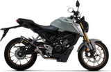 Système D'Échappement Complet Sans Catalyseur Et Homologué Au Niveau Sonore Thunder Aluminium Noir Carbon - Arrow Special Parts Compatible Avec Honda Cb 125 R (2021-2024)