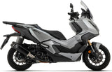 Système D'Échappement Catalytique Avec Homologation Acoustique Indy-Race Aluminium Noir Carbon - Arrow Special Parts Compatible Avec Honda Adv 350 (2022-2024)