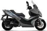 Système D'Échappement Catalytique Avec Homologation Acoustique Urban Aluminium Noir Aluminium Noir - Arrow Special Parts Compatible Avec Kymco Xciting 400 I S (2021-2024)