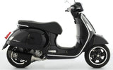 Système D'Échappement Complet Avec Catalyseur Et Homologation Acoustique Race-Tech Aluminium Noir Carbon - Arrow Special Parts Compatible Avec Piaggio Vespa Gtv 300 (2023-2024)