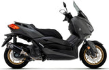 Système D'Échappement Complet Avec Catalyseur Et Homologation Acoustique Urban Aluminium Noir Acier Noir - Arrow Special Parts Compatible Avec Yamaha X-Max 125 (2021-2024)