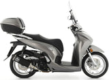 Système D'Échappement Non Catalysé Et Homologué Au Niveau Sonore Urban Aluminium Noir Acier Noir - Arrow Special Parts Compatible Avec Honda Sh 350 (2021-2023)