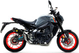 Système D'Échappement Complet Avec Catalyseur Et Homologation Acoustique Works Nichrom Noir Carbon - Arrow Special Parts Compatible Avec Yamaha Mt-09 (2021-2023)