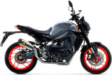 Système D'Échappement Complet Sans Catalyseur Et Homologué Au Niveau Sonore Works Titanium Carbon - Arrow Special Parts Compatible Avec Yamaha Mt-09 (2021-2023)