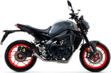 Système D'Échappement Complet Avec Catalyseur Et Homologation Acoustique Works Nichrom Noir Carbon - Arrow Special Parts Compatible Avec Yamaha Mt-09 (2021-2023)