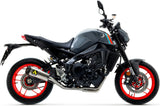 Système D'Échappement Complet Sans Catalyseur Et Homologué Au Niveau Sonore Works Titanium Carbon - Arrow Special Parts Compatible Avec Yamaha Mt-09 (2021-2023)
