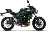 Complete Catalytic Exhaust System With Sound Certification X-Kone Nichrom Carbon - Arrow Special Parts Compatible With Kawasaki Z 650 (2021-2023)