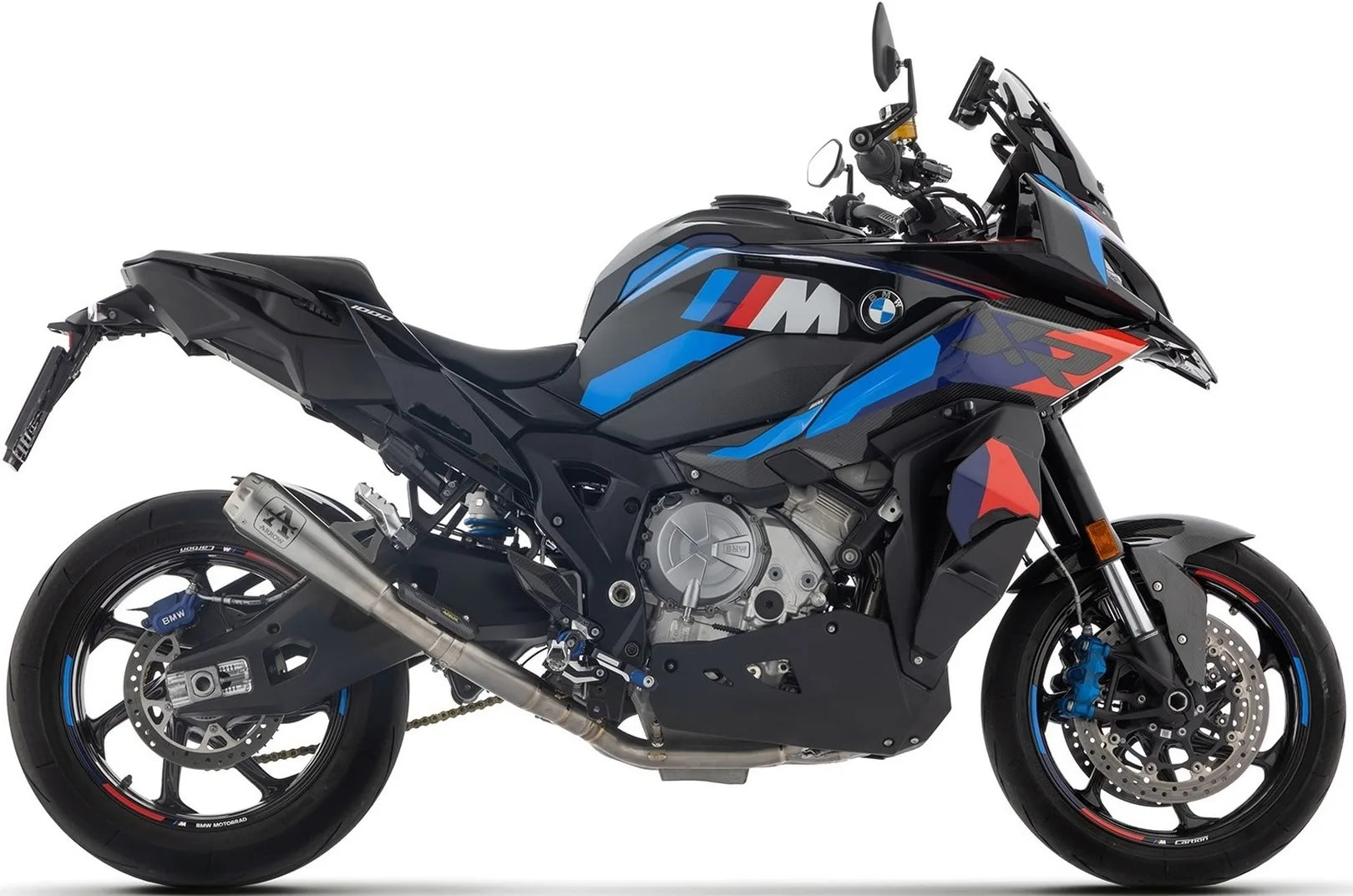 Système D'Échappement Complet Non Catalysé Et Sans Homologation Acoustique Pro-Race Competition Titanium Embout Titanium - Arrow Special Parts Compatible Avec Bmw M 1000 Xr (2025-2026)