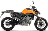 Système D'Échappement Complet Non Catalysé Et Sans Homologation Acoustique Gp2 Gp-2 Nichrom Noir - Arrow Special Parts Compatible Avec Ktm 790 Duke (2025-2026)