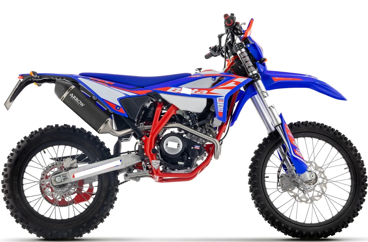 Système D'Échappement Homologué Au Niveau Sonore Icon Aluminium Noir - Arrow Special Parts Compatible Avec Beta Rr 125 4T Enduro - Motard (2024-2025)