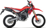 Échappement Sans Homologation Sonore Icon Aluminium Noir Embout Carby - Arrow Special Parts Compatible Avec Honda Crf 300 L (2025-2026)