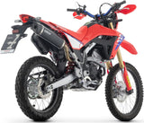 Échappement Sans Homologation Sonore Icon Aluminium Noir Embout Carby - Arrow Special Parts Compatible Avec Honda Crf 300 L (2025-2026)