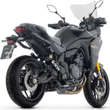 Système D'Échappement Complet Non Catalysé Et Sans Homologation Acoustique Icon Aluminium Noir Embout Carby - Arrow Special Parts Compatible Avec Yamaha Tracer 7 - Gt (2025-2026)