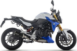 Système D'Échappement Homologué Au Niveau Sonore Indy Race Evo Aluminium Noir Embout Carby - Arrow Special Parts Compatible Avec Bmw F 900 R (2025-2026)